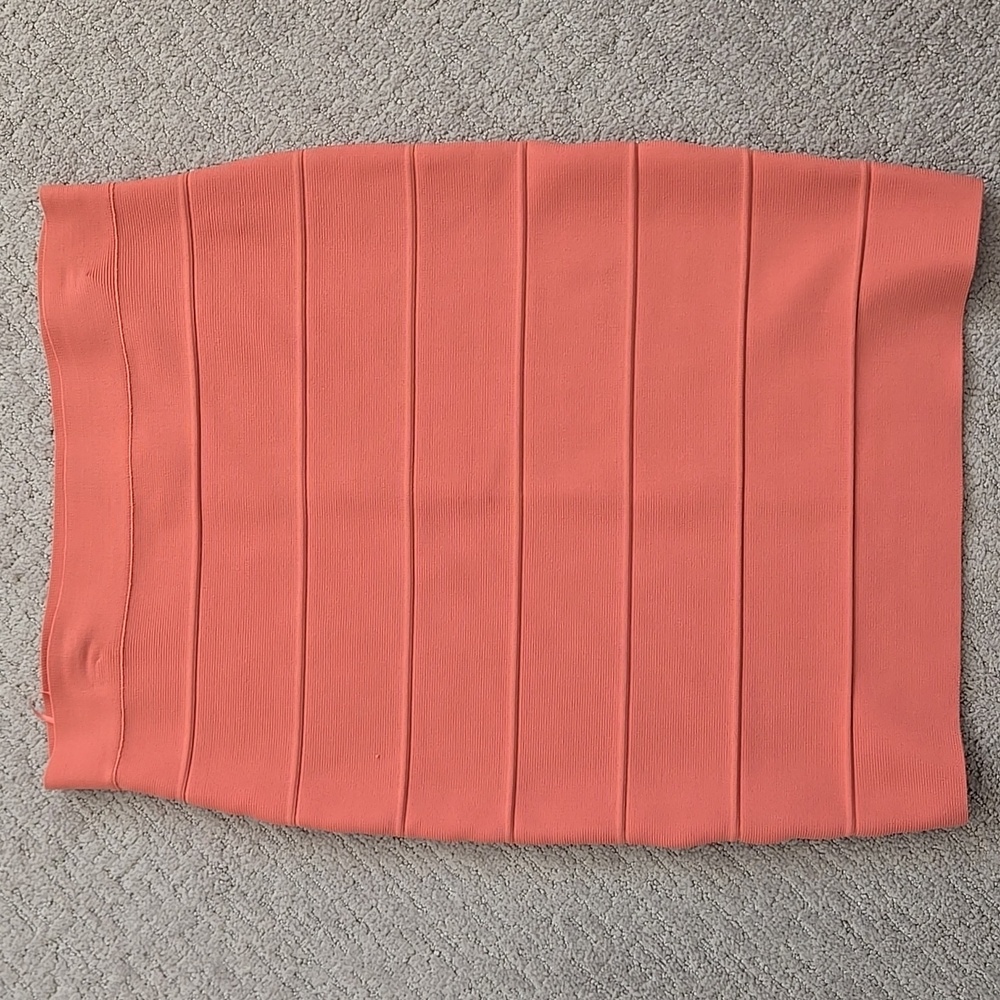 Romeo & Juliet Couture Coral Bandage Skirt